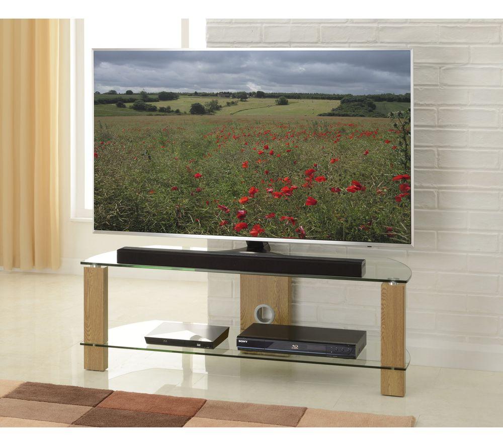 TTAP Vision 1200 mm TV Stand for up to 65" TVs - Light Oak image number 3 of 6