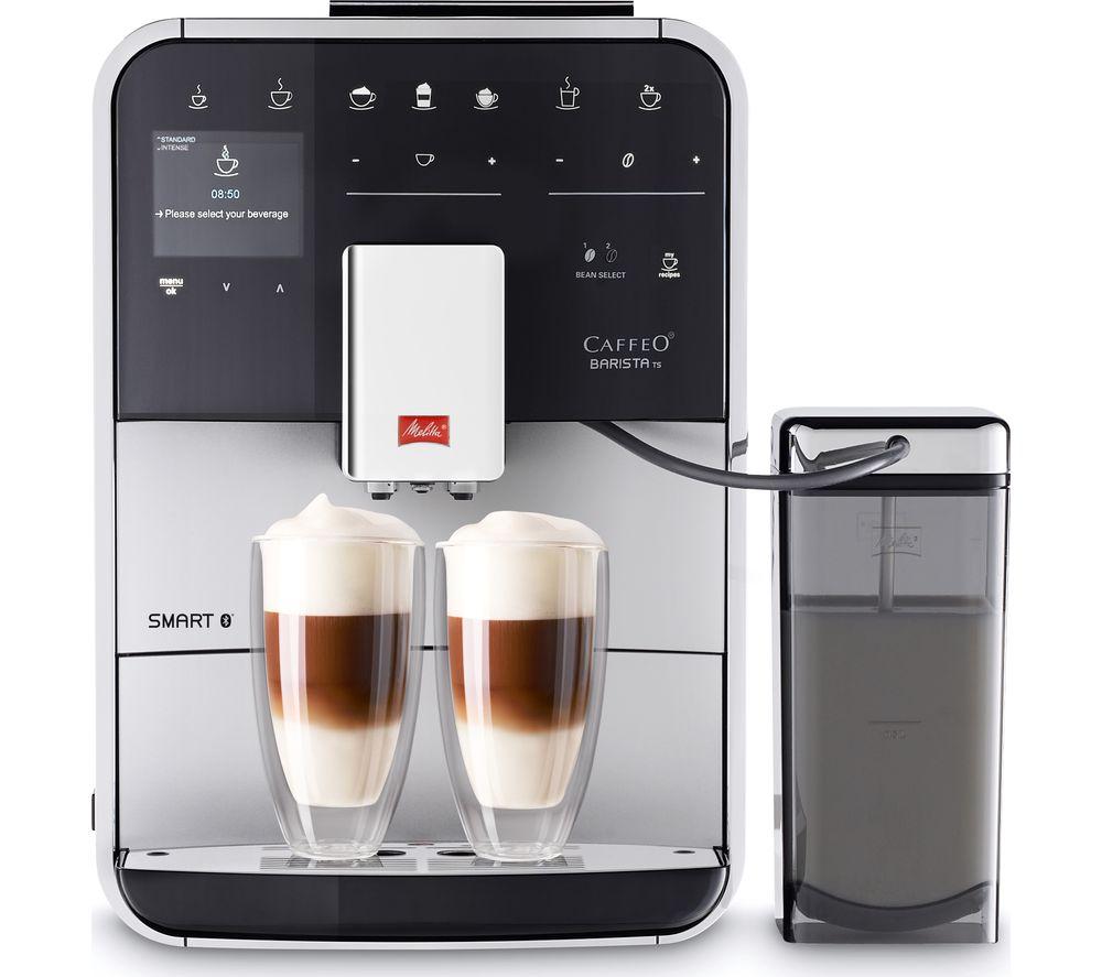 MELITTA Caffeo Barista TS F85/0-101 Smart Bean to Cup Coffee Machine - Silver image number 4 of 5