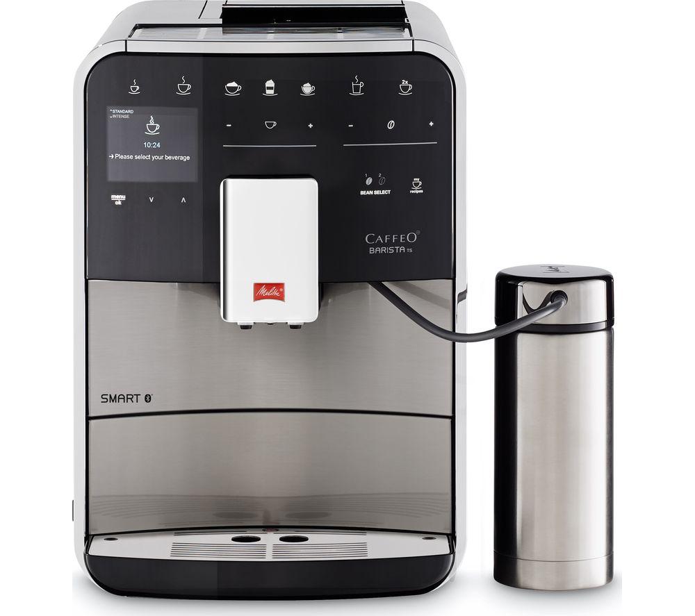 Melitta Caffeo Barista Ts F86/0-100 Smart Bean To Cup Coffee Machine - Stainless Steel, Stainless Steel