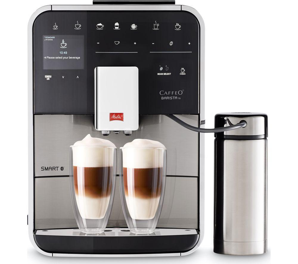 MELITTA Caffeo Barista TS F86/0-100 Smart Bean to Cup Coffee Machine - Stainless Steel image number 3 of 8