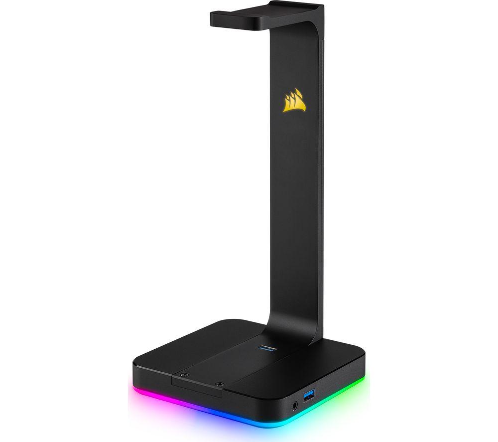 Image of CORSAIR RGB Headset Stand, Black