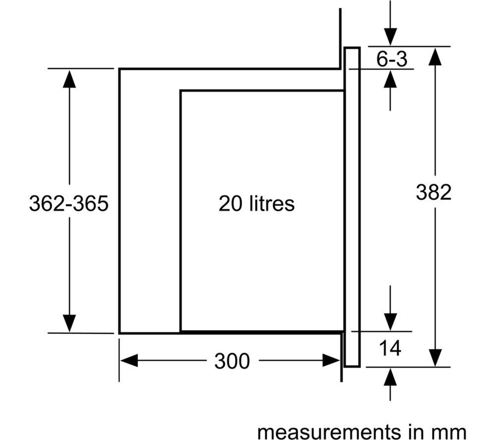 Buy BOSCH Serie 6 BFL524MS0B Builtin Solo Microwave Stainless Steel