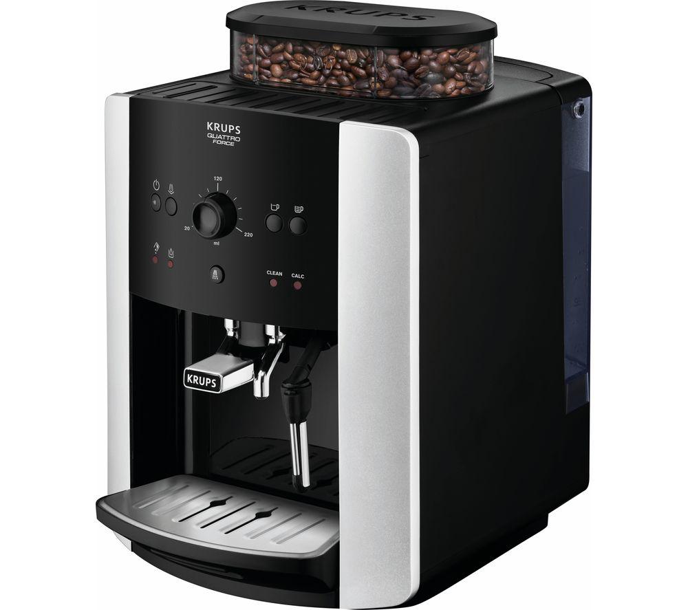 Buy KRUPS Arabica Digital EA817040 Bean To Cup Coffee Machine - Black ...