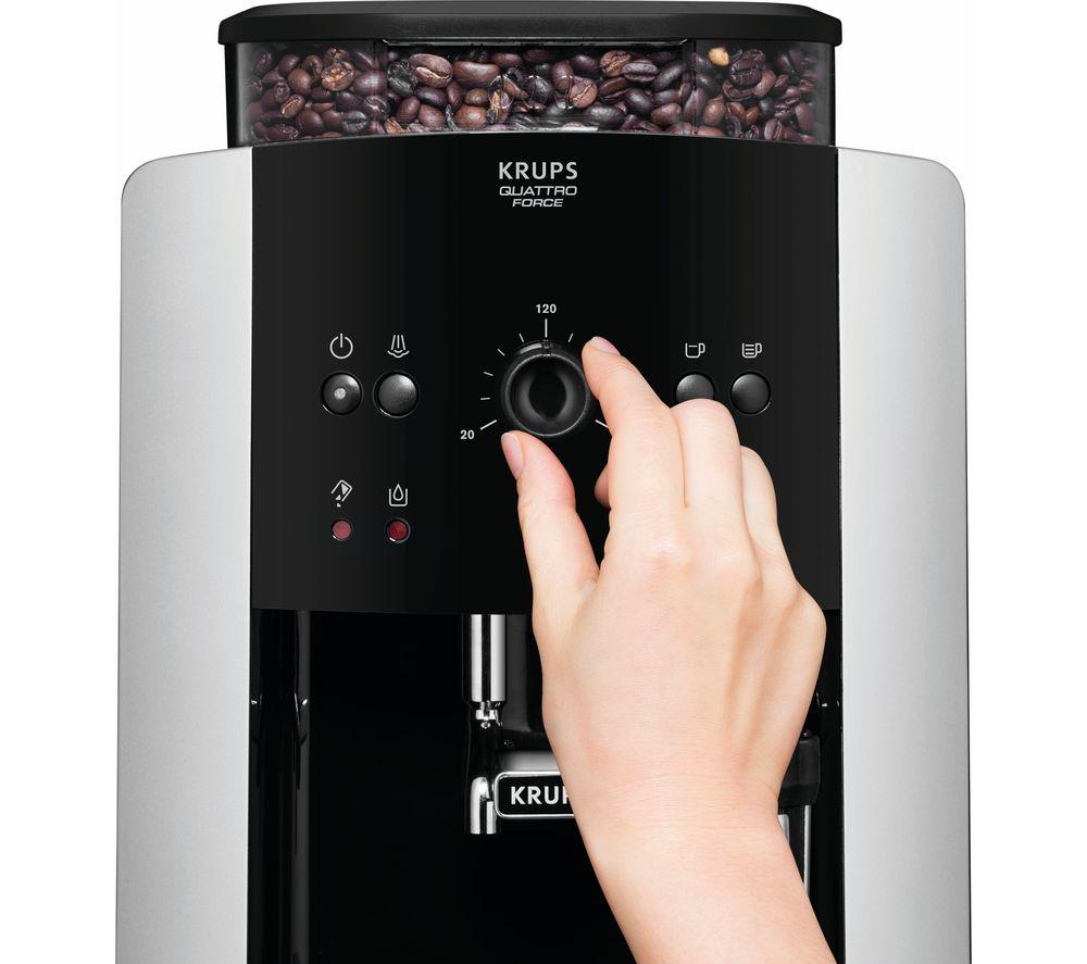 Buy KRUPS Arabica Digital EA817040 Bean To Cup Coffee Machine - Black ...