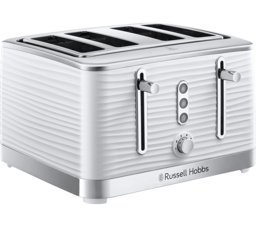 Buy RUSSELL HOBBS Inspire 24380 4Slice Toaster White Currys