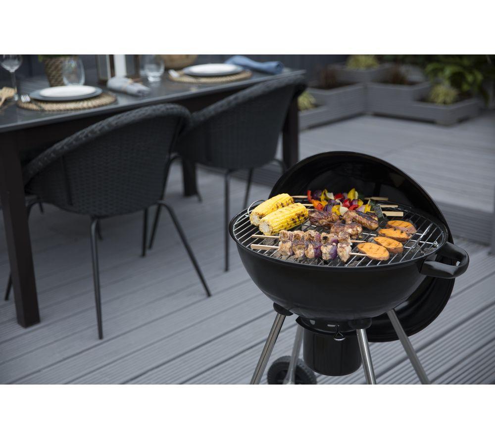 GEORGE FOREMAN GFKTBBQ Portable Kettle Charcoal BBQ - Black image number 6 of 8