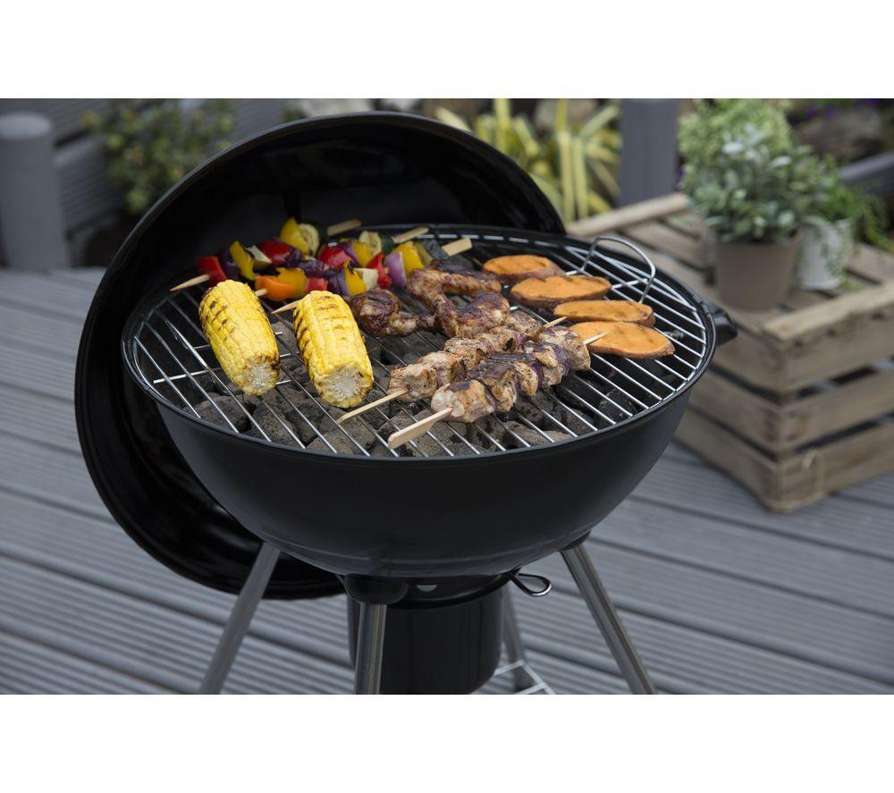 GEORGE FOREMAN GFKTBBQ Portable Kettle Charcoal BBQ - Black image number 7 of 8