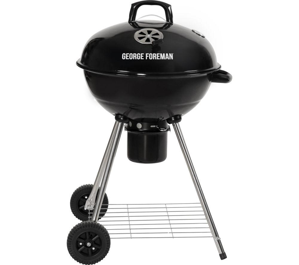 GEORGE FOREMAN GFKTBBQ Portable Kettle Charcoal BBQ - Black image number 8 of 8