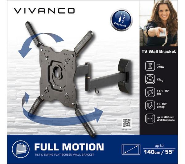 VIVANCO Full Motion 55" TV Bracket image number 5
