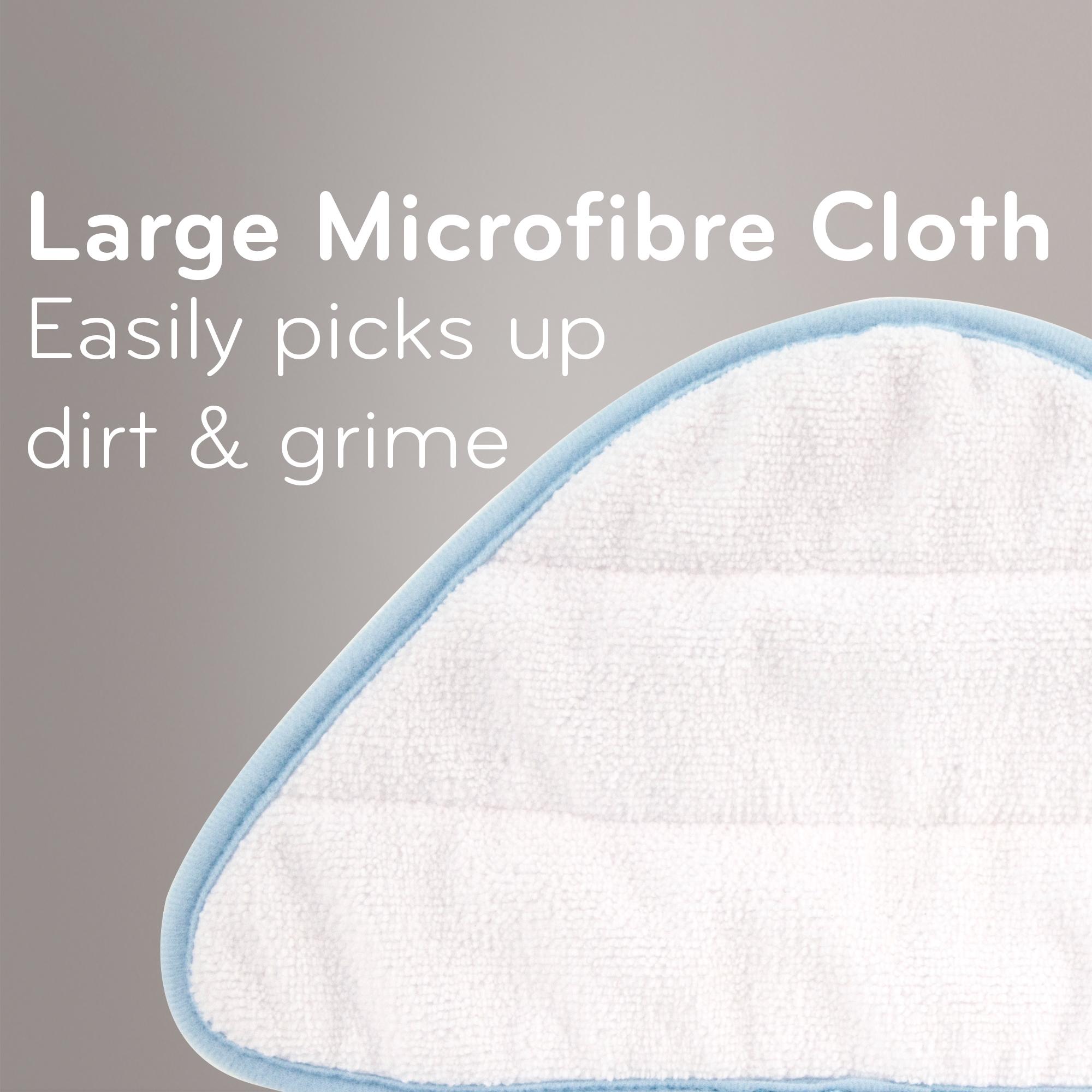 H2O HD Steam Mop & Steam Cleaner Microfibre Cloths - Pack of 3 image number 3 of 3