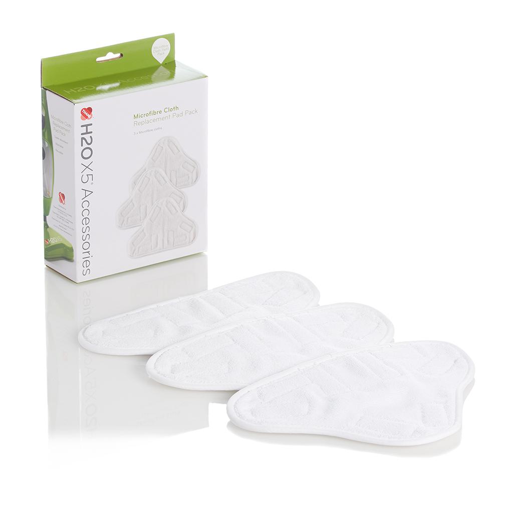 H2O X5 Steam Mop & Steam Cleaner Microfibre Cloths - Pack of 3