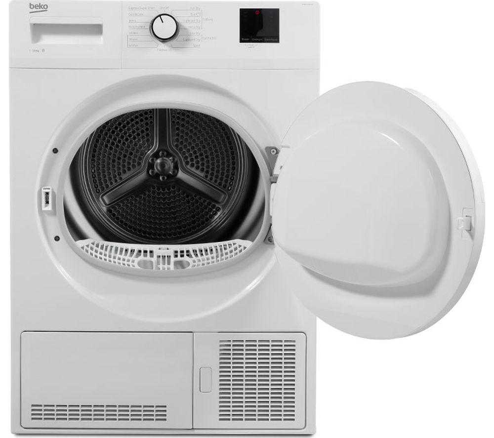 BEKO DTBC10001W 10 kg Condenser Tumble Dryer - White image number 5 of 6