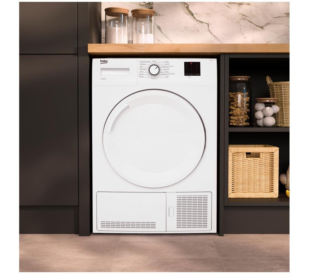 BEKO DTBC10001W 10 kg Condenser Tumble Dryer - White image number 9 of 10