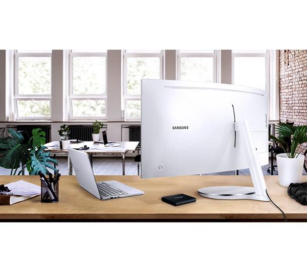 SAMSUNG C34J791 Quad HD 34" Curved LED Monitor - White & Silver image number 18
