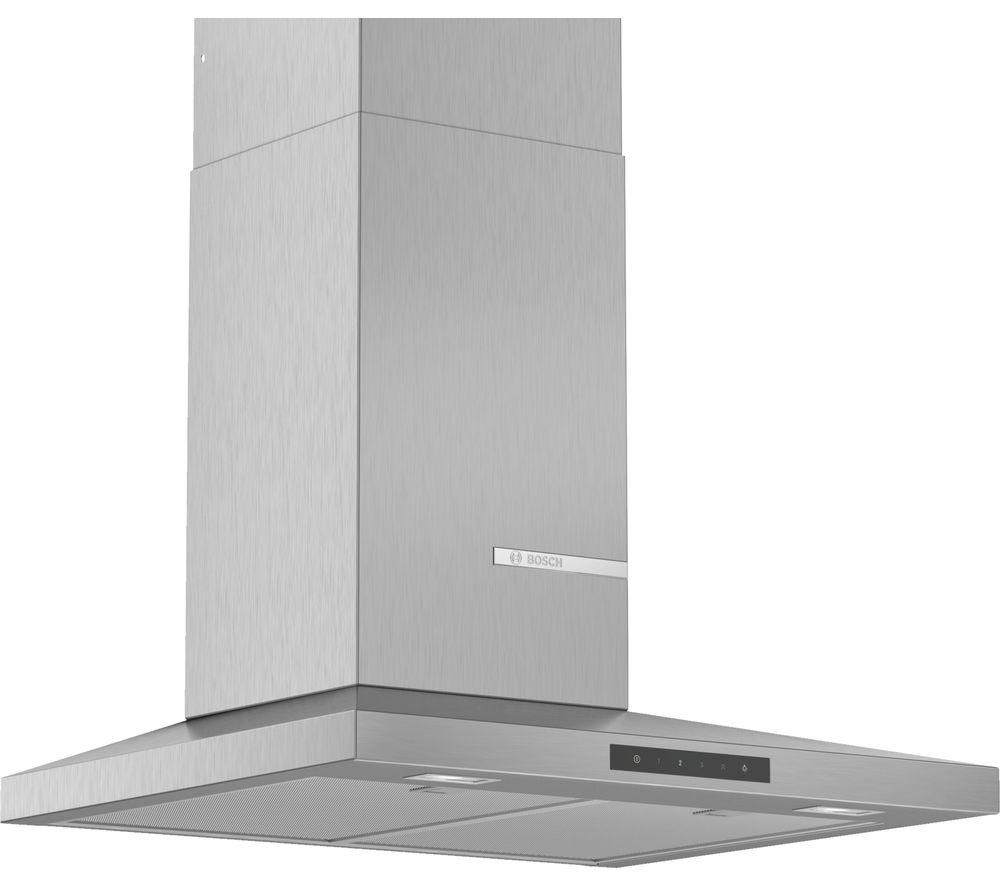 BOSCH Serie 4 DWQ66DM50B Chimney Cooker Hood - Stainless Steel, Stainless Steel