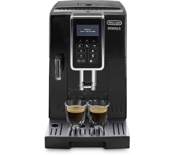 DELONGHI Dinamica ECAM 350.55.B Bean to Cup Coffee Machine - Black image number 0