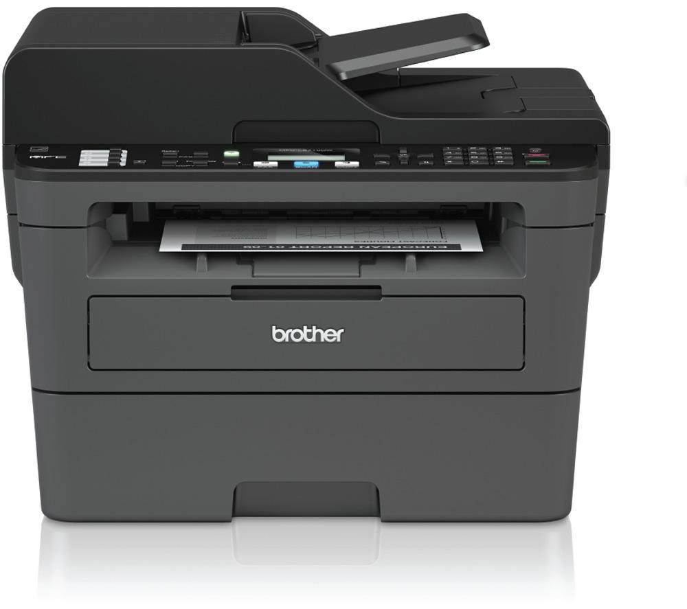 BROTHER MFCL2710DW Monochrome All-in-One Wireless Laser Printer with Fax, Black