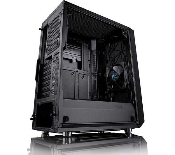 FRACTAL DESIGN Meshify C Blackout Mid Tower PC Case - Black, Dark Tinted Glass image number 2
