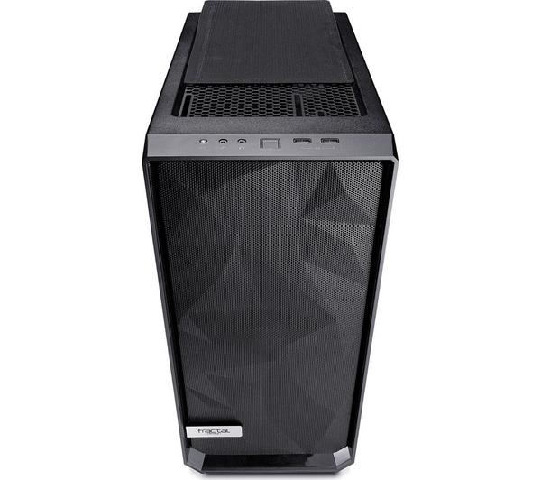 FRACTAL DESIGN Meshify C Blackout Mid Tower PC Case - Black, Dark Tinted Glass image number 6