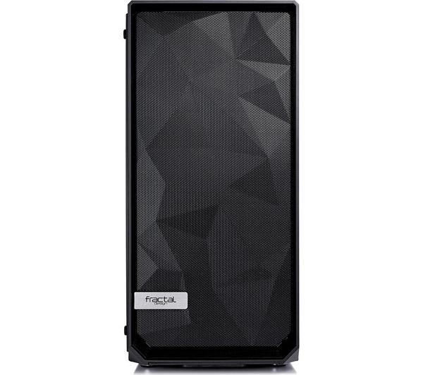 FRACTAL DESIGN Meshify C Blackout Mid Tower PC Case - Black, Dark Tinted Glass image number 8