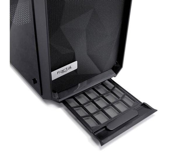 FRACTAL DESIGN Meshify C Blackout Mid Tower PC Case - Black, Dark Tinted Glass image number 13