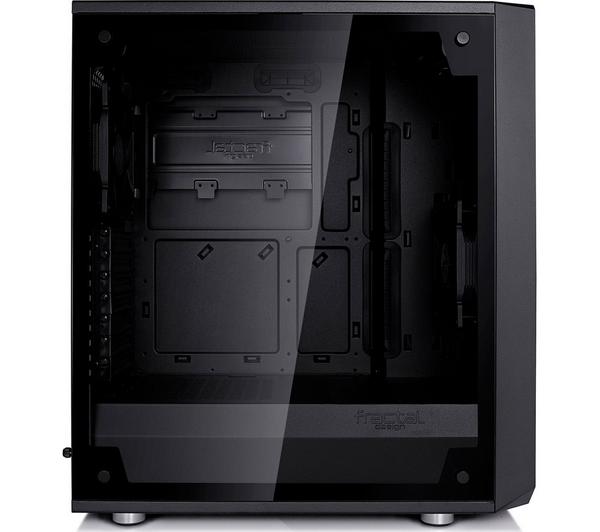 FRACTAL DESIGN Meshify C Blackout Mid Tower PC Case - Black, Dark Tinted Glass image number 14