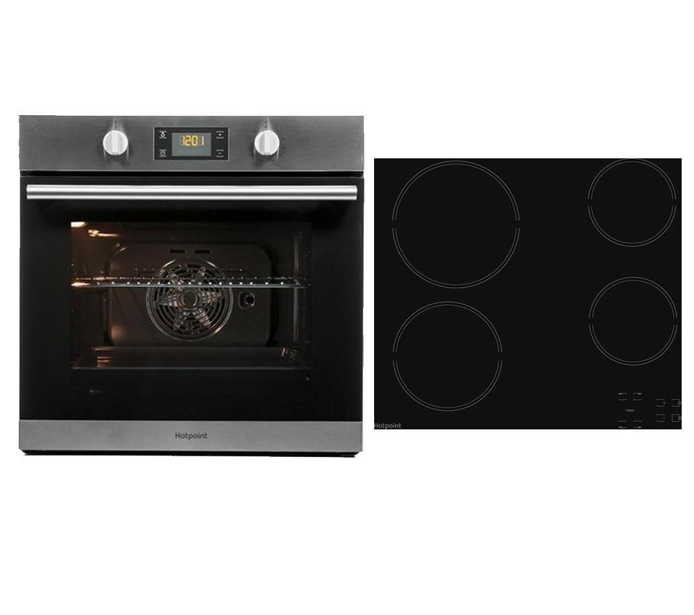 Hotpoint Class 2 SA2 544 C IX Electric Single Oven & HR 651 C H Electric Ceramic Hob Bundle review
