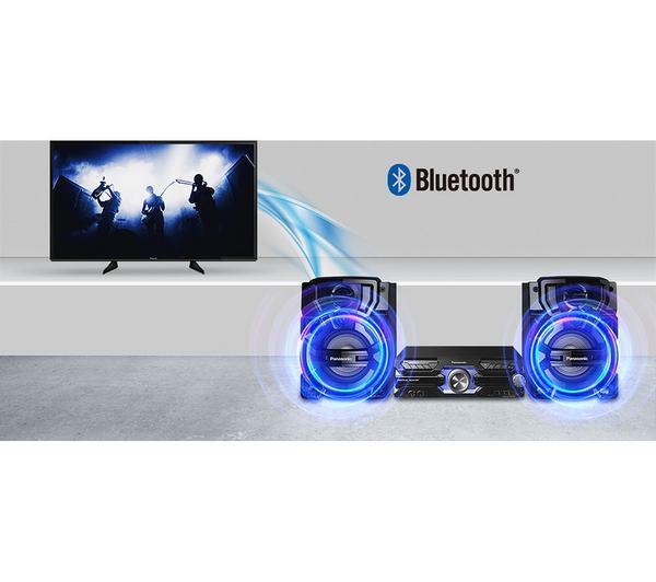 PANASONIC SC-AKX710E-K Bluetooth Megasound Party Hi-Fi System - Black image number 3