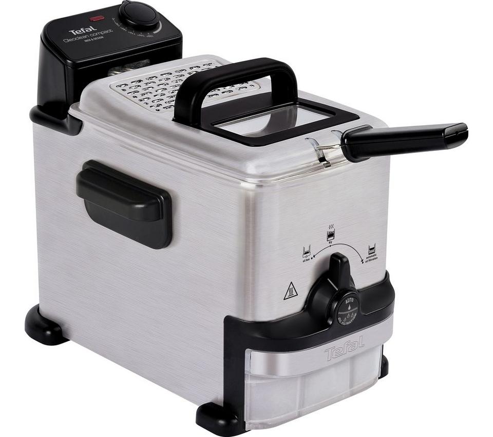 TEFAL Oleoclean Compact FR701640 Deep Fryer - Stainless Steel & Black