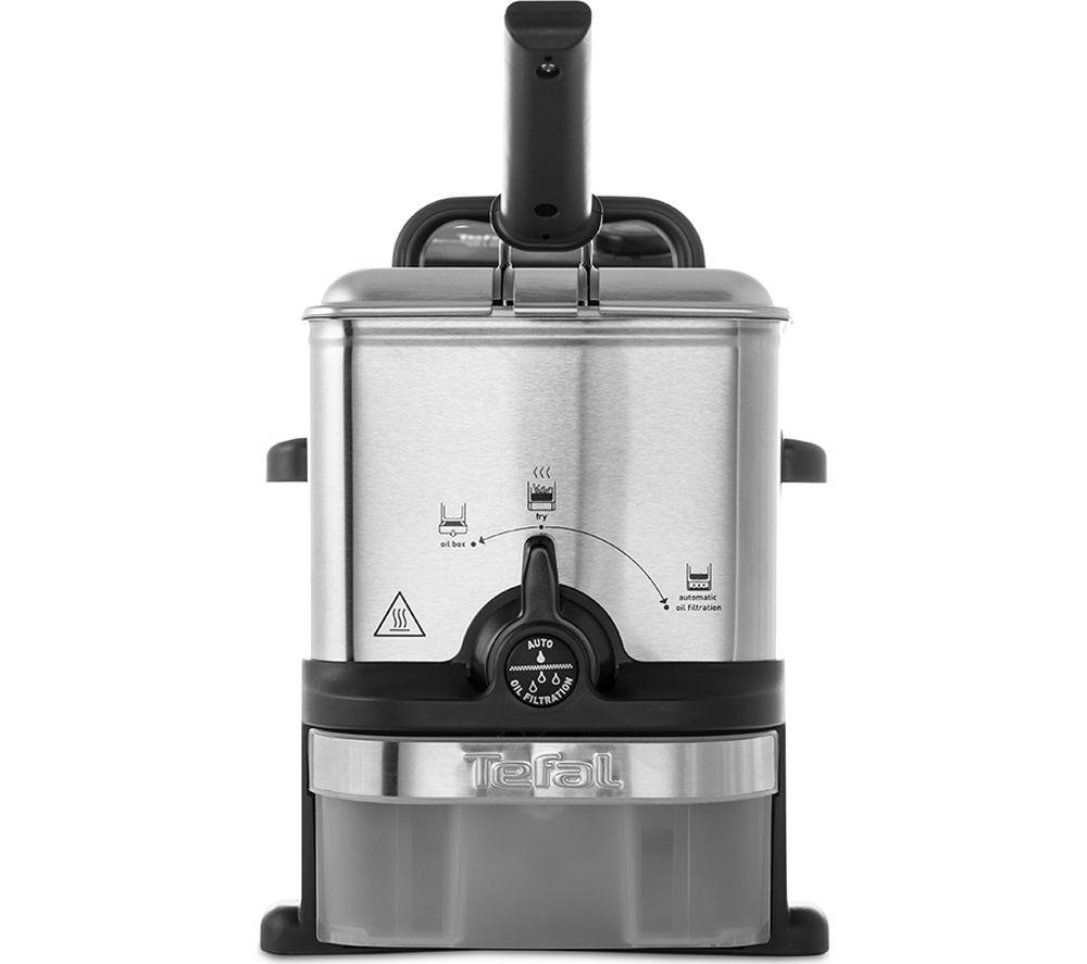 TEFAL Oleoclean Compact FR701640 Deep Fryer - Stainless Steel & Black image number 5 of 17