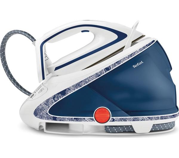 TEFAL Pro Express Ultimate GV9569 Steam Generator Iron - Blue & White image number 0