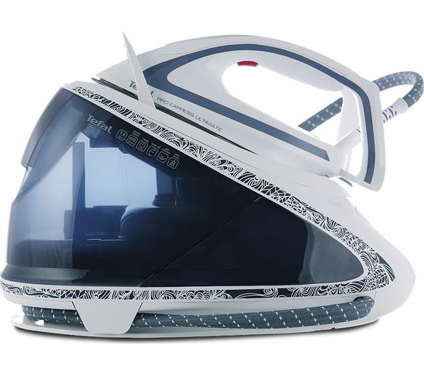 TEFAL Pro Express Ultimate GV9569 Steam Generator Iron - Blue & White image number 3