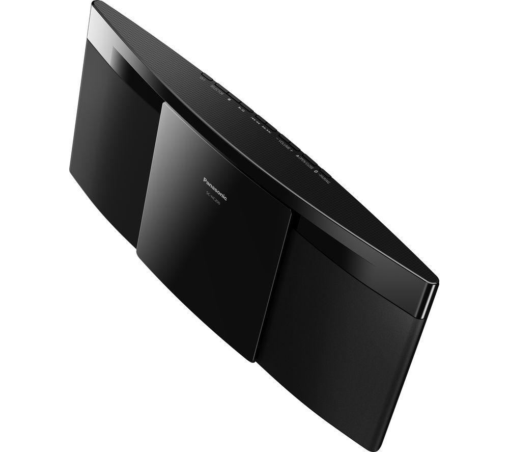 PANASONIC SC-HC200EB-K Bluetooth Flat Panel Hi-Fi System - Black image number 2 of 7