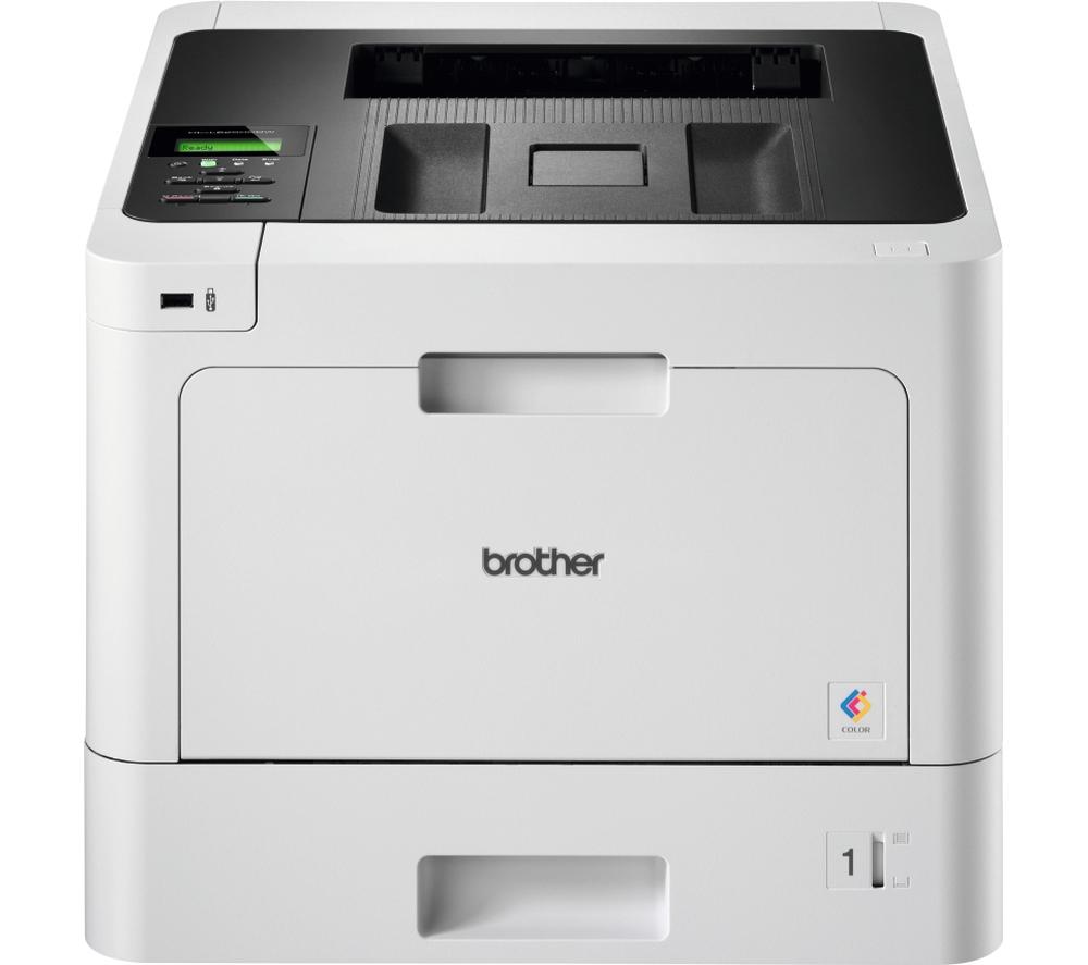 Image of Brother HLL8260CDW Wireless Laser Colour Printer, White