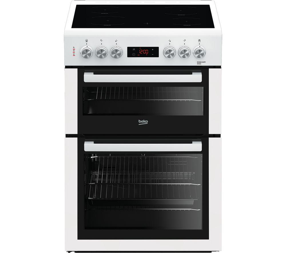 BEKO XTC653W 60 cm Electric Ceramic Cooker - White, White