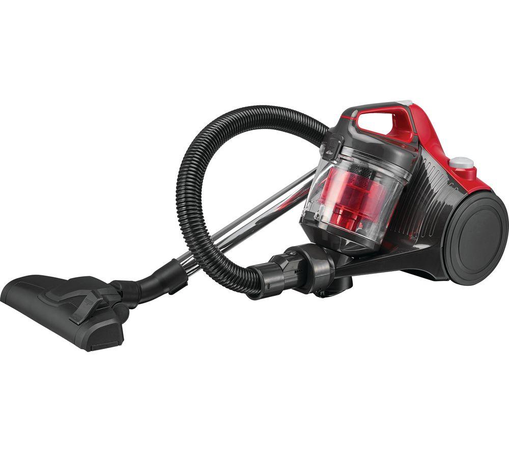 ESSENTIALS C700VC18 Cylinder Bagless Vacuum Cleaner - Red & Grey image number 2 of 2