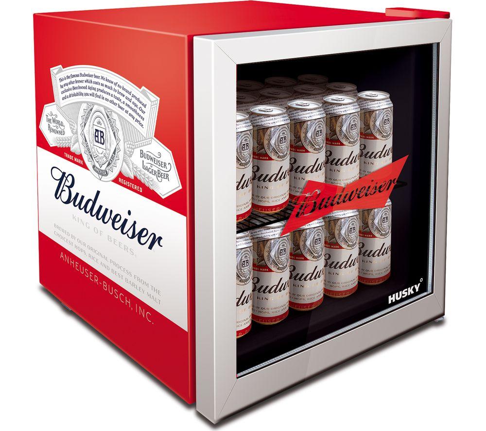 HUSKY Budweiser HUS-HU253 Drinks Cooler - Red, Red