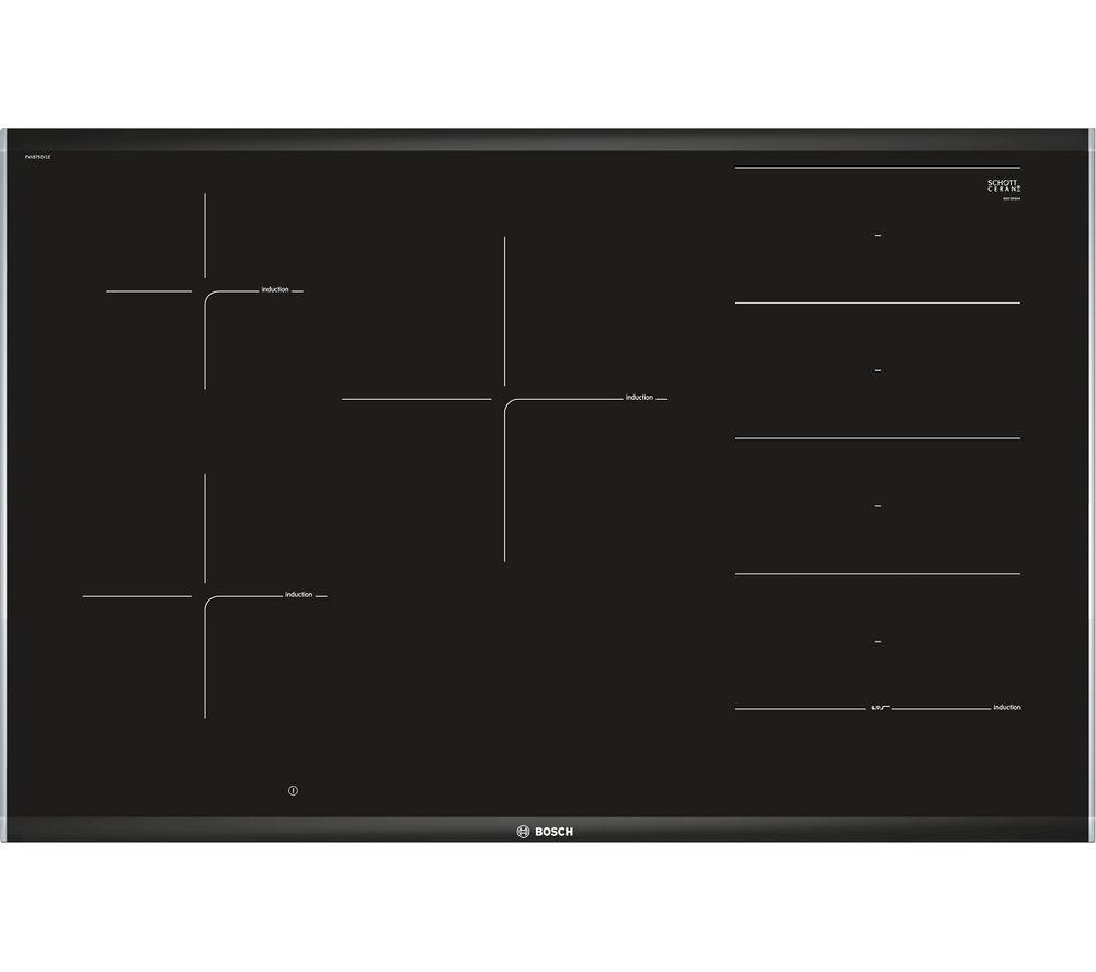 BOSCH Series 8 PXV875DV1E 82 cm Electric Induction Hob - Black