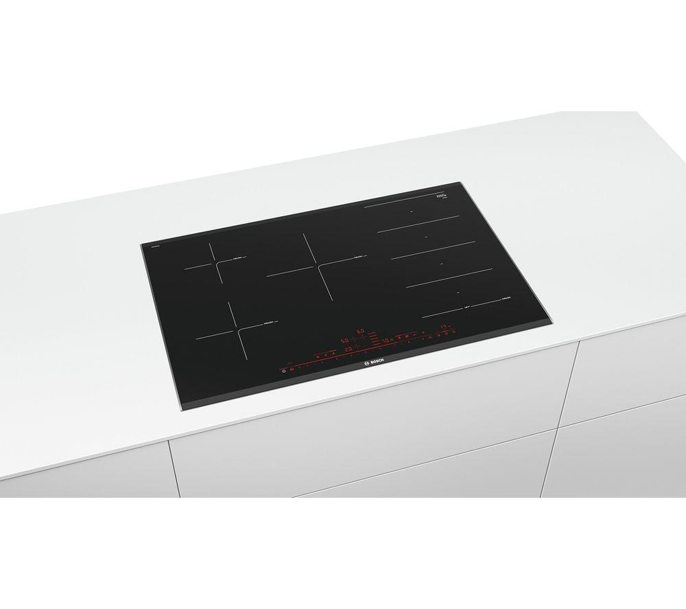 BOSCH Series 8 PXV875DV1E 82 cm Electric Induction Hob - Black image number 2 of 3