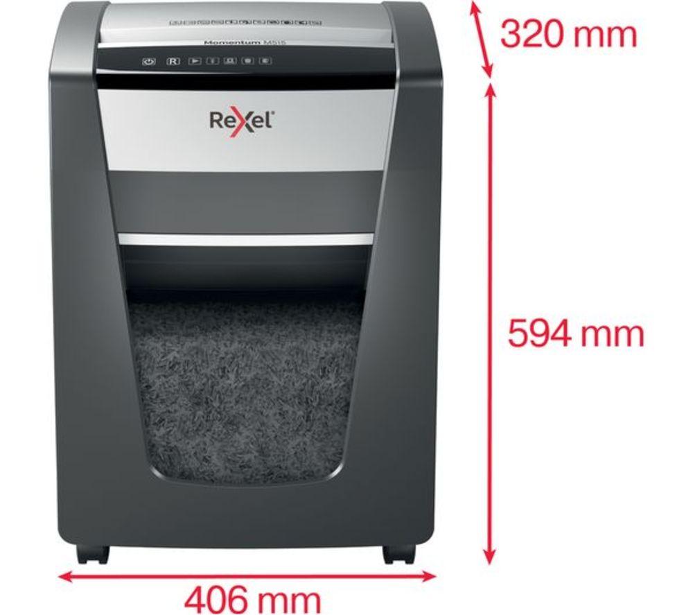 REXEL Momentum M515 Micro Cut Paper Shredder image number 10 of 19