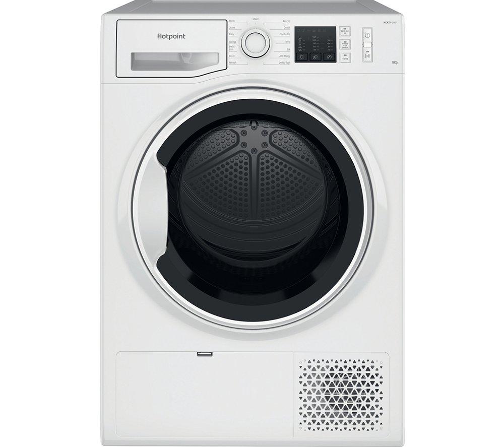 HOTPOINT NT M10 81WK UK 8 kg Heat Pump Tumble Dryer - White, White