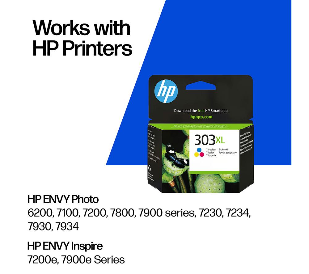 HP 303XL Original Tri-Colour Ink Cartridge image number 2 of 14