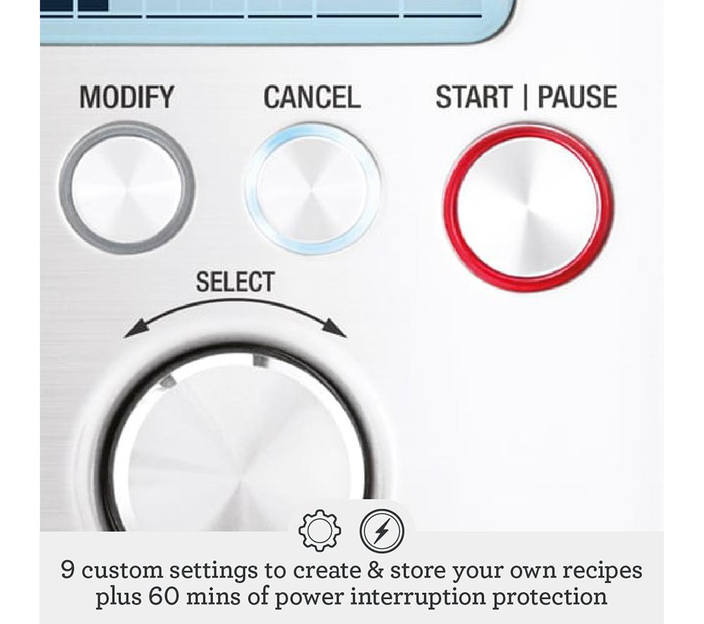 SAGE Custom Loaf Pro BBM800BSS Breadmaker - Stainless Steel image number 4 of 11