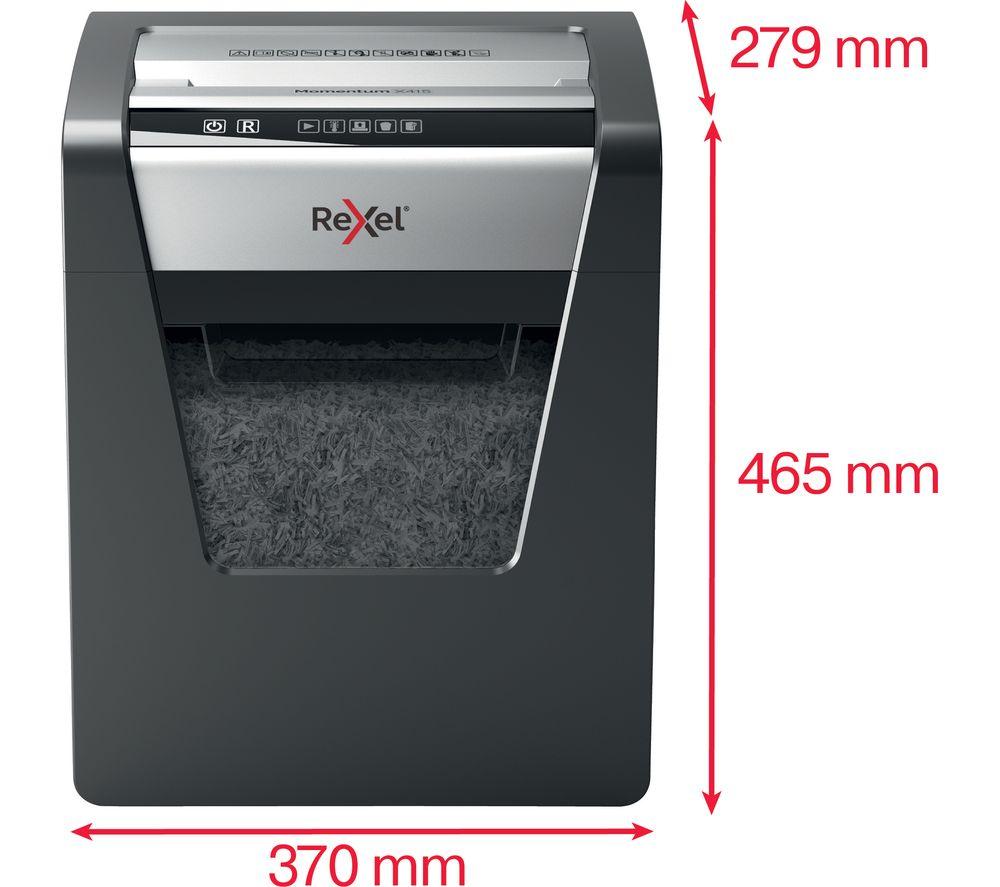 REXEL Momentum X415 Cross Cut Paper Shredder image number 5 of 12