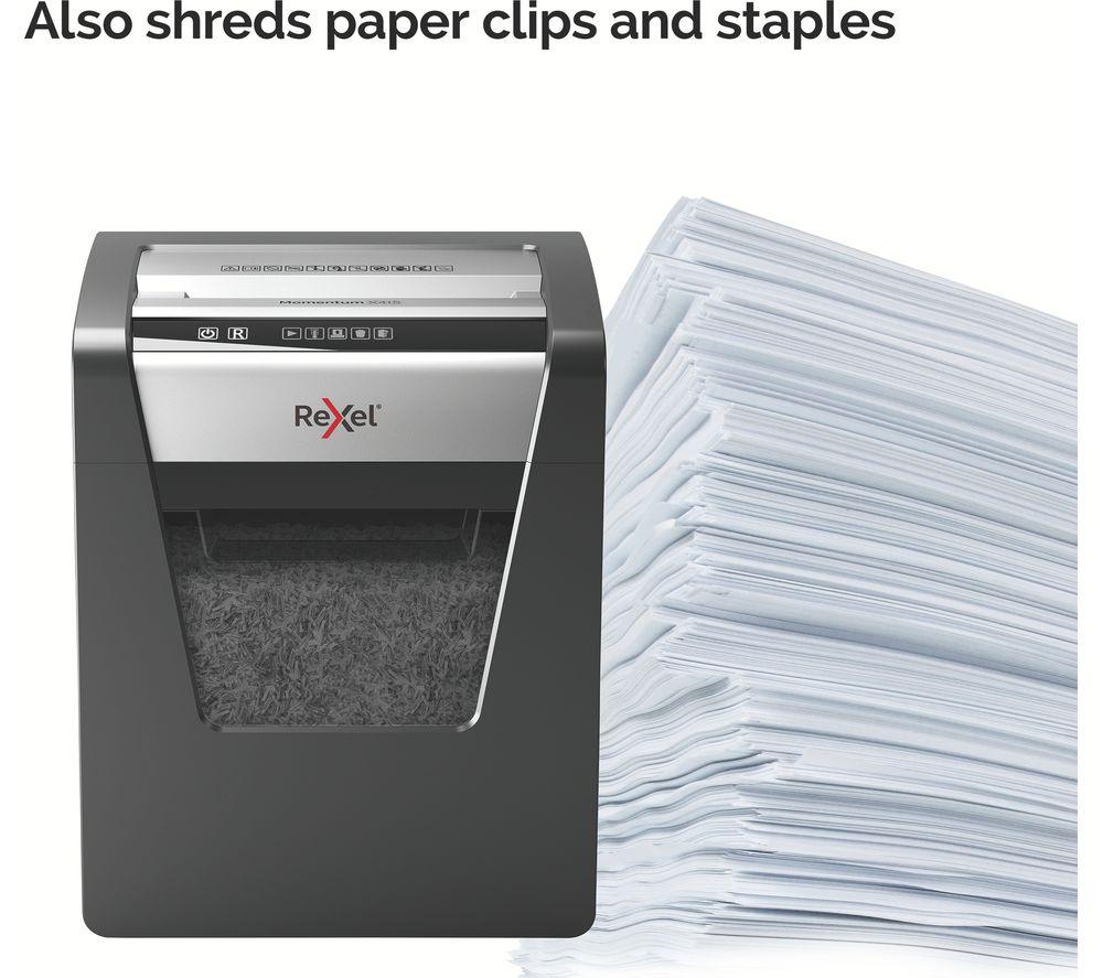 REXEL Momentum X415 Cross Cut Paper Shredder image number 9 of 12