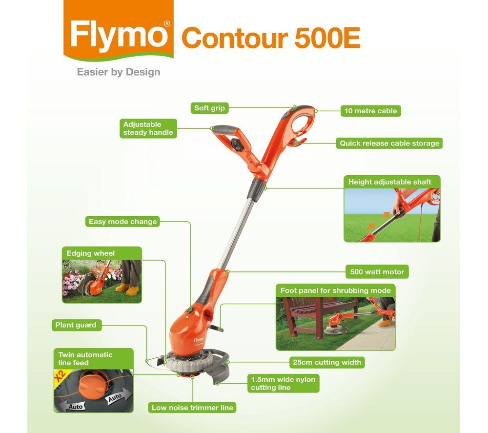 Flymo 500e contour trim and deals edge