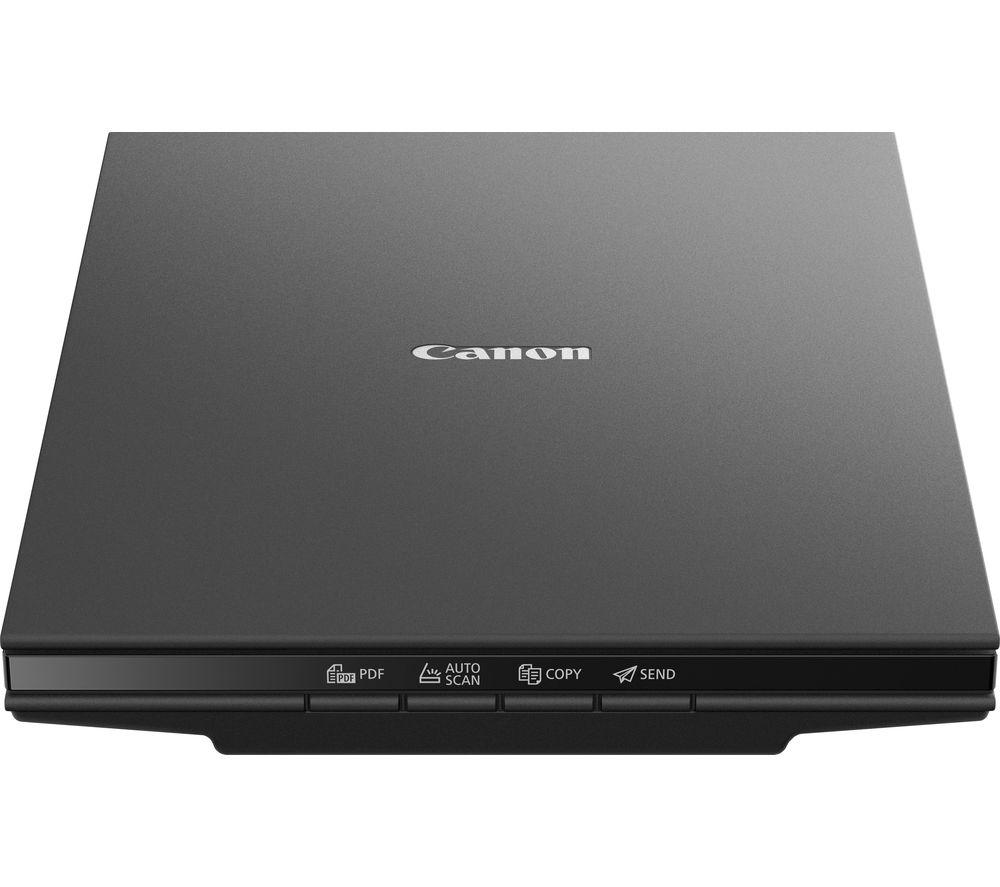 Canon LiDE 300 Colour Flatbed Scanner - Black, 2400x2400 dpi & Amazon Basics USB 2.0 A-Male to B-Male Cable (4.8 m / 16 Feet)