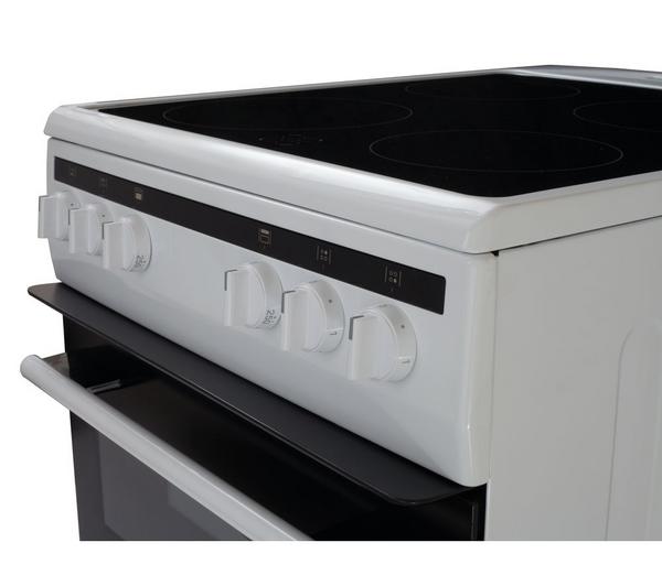 AMICA AFC5100WH 50 cm Electric Ceramic Cooker - White image number 4