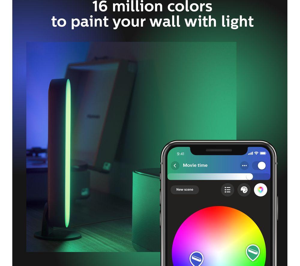 PHILIPS HUE Play White & Colour Ambiance Smart Light Bar - Black, Twin Pack image number 6 of 13