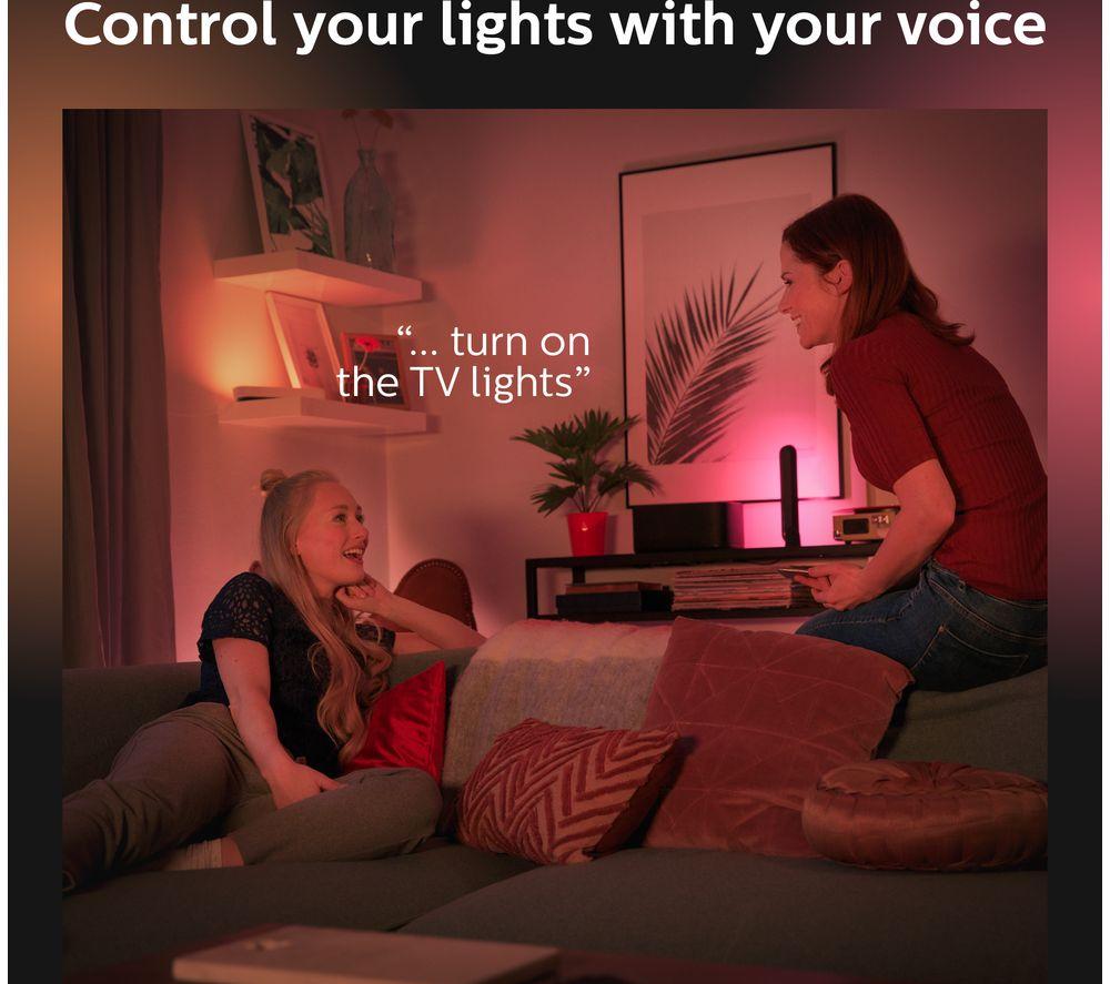 PHILIPS HUE Play White & Colour Ambiance Smart Light Bar - Black, Twin Pack image number 8 of 13